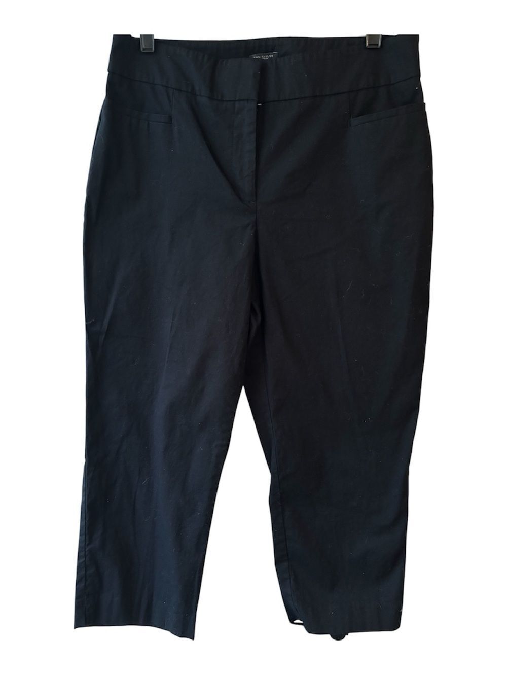 10P Ann Taylor Factory Oulet Black Women's Ankle Pants